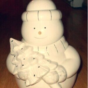 Lenox Snowman Cookie Jar